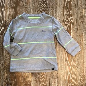 Quicksilver Long Sleeved Grey Shirt